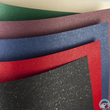 Karton ozdobny A4 MIKA MET granat 240g (20ark) 202715 Galeria Papieru