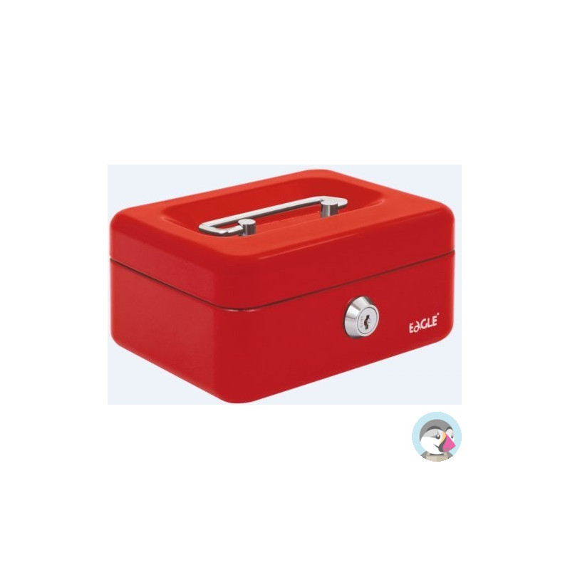 Kasetka na pieniądze EAGLE 8878 XS czerwona 70x120x153