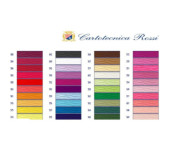 Bibuła karbowana, włoska gruba 180g ceglasta 580 Cartotecnica Rossi