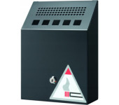 Popielnica naścienna metal.2,5 czarna 333301 DURABLE