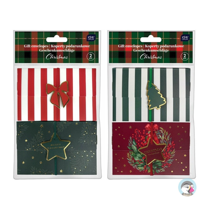 Koperty podrunkowe z gumką 2szt. Christmas INTERDRUK