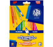 Kredki automatyczne bez temperowania ASTRA-12 kolorów 312025005