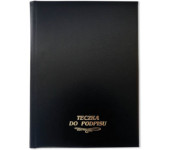 Teczka do podpisu 10k, grzbiet kryty z gąbką czarna 1824-920-023 WARTA