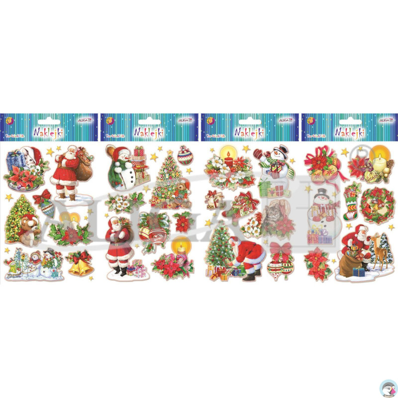 Naklejki świąteczne do dekupażu NKX-6195 ALIGA