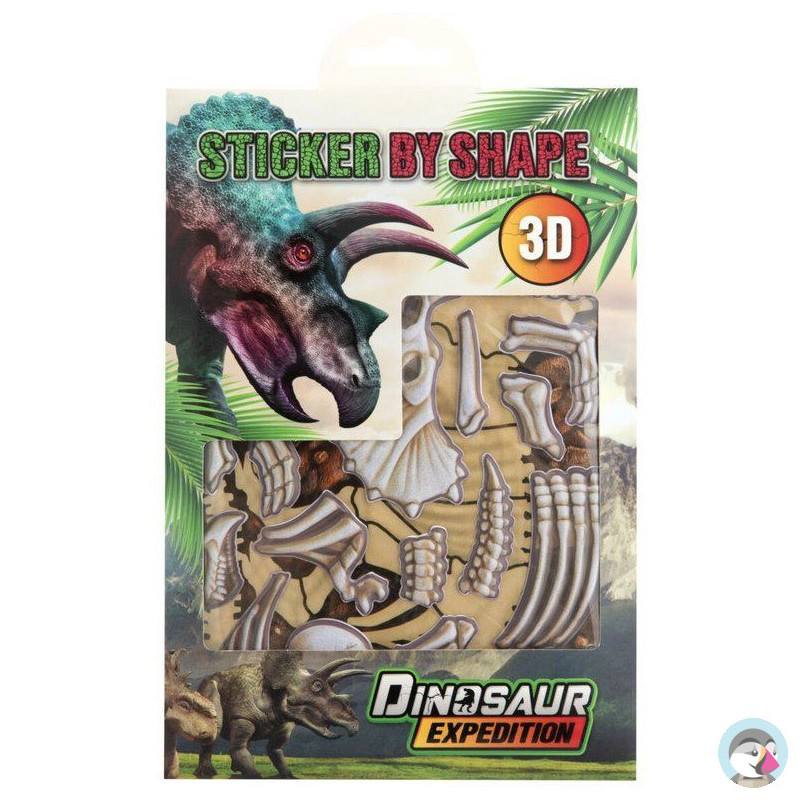 Dino Naklejki po kształtach 3D T.Rex GRAFIX