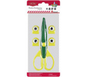 Nożyczki dekoracyjne 16,5 cm + 4 dziurkacze kreatywne 340302 TITANUM