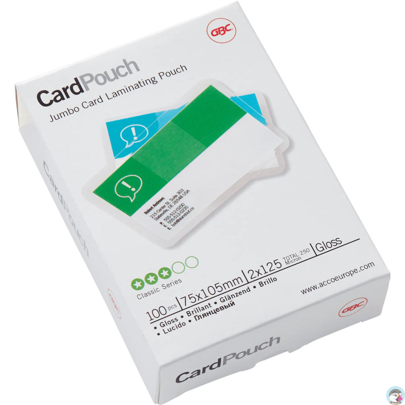 Folia do laminacji GBC Pouch 75x105mm 12 125Mic 3740303
