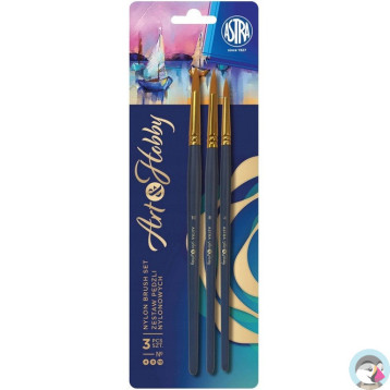 Zestaw pędzli nylonowych ASTRAPEN Art&Hobby 5szt. 315024011