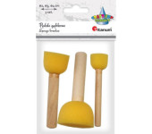 Pędzelki gąbkowe A` 3 HSM001 367804 TITANUM