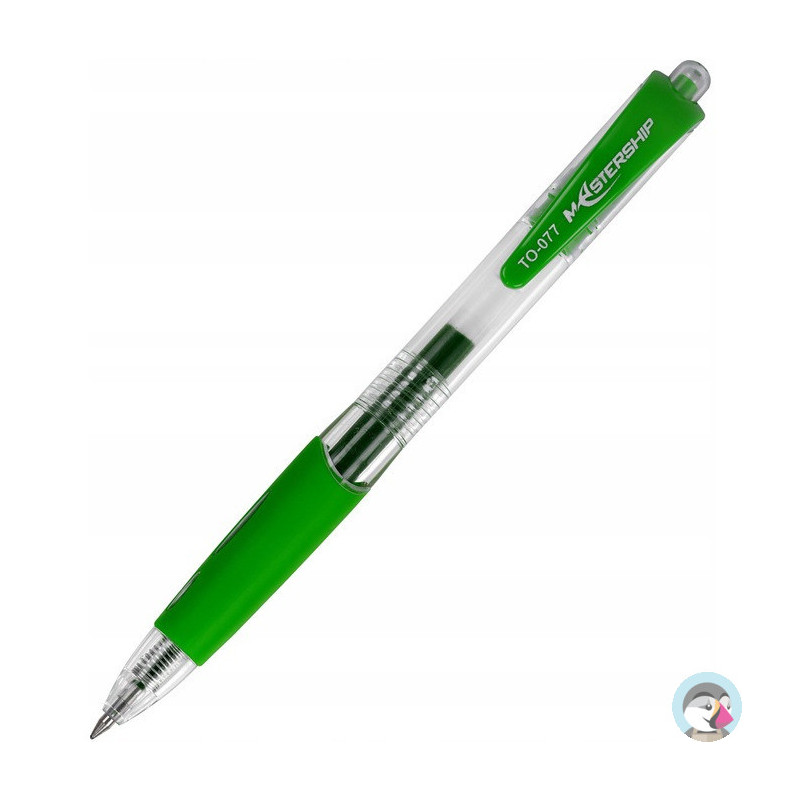 Długopis żelowy automatyczny MASTERSHIP zielony TO-077 TOMA