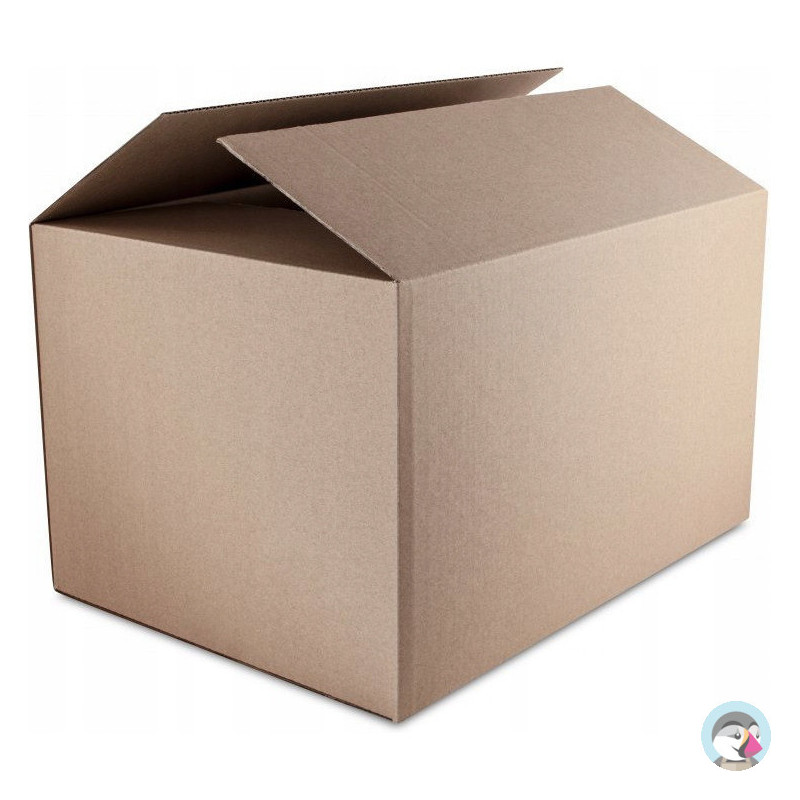 Karton wysyłkowy NATUNA 426x306x368mm tektura trójwarstwowa szara 460g