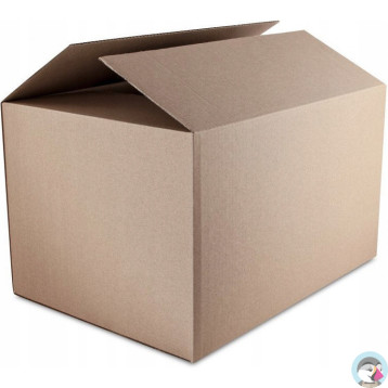 Karton wysyłkowy NATUNA 426x306x368mm tektura trójwarstwowa szara 460g