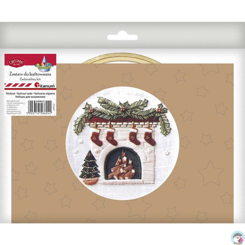 Zestaw do haftowania Kominek 649467 TITANUM