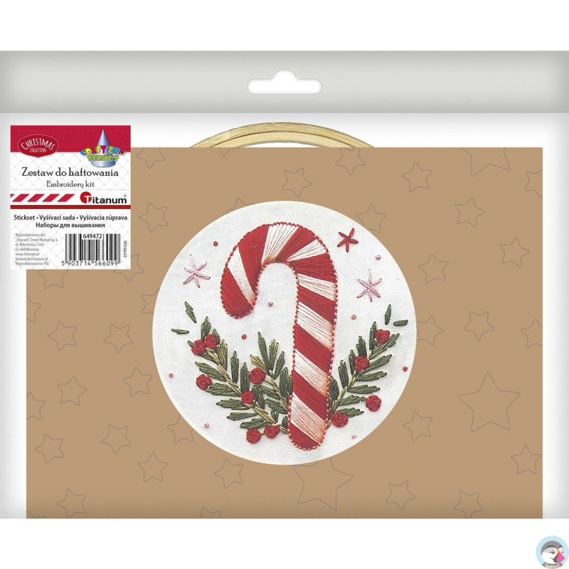 Zestaw do haftowania Cukrowa Laska 649472 TITANUM