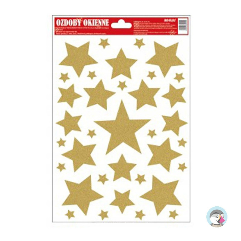 Witraż Gwiazdki wielokrotnego użycia STXWG-5003 BREWIS