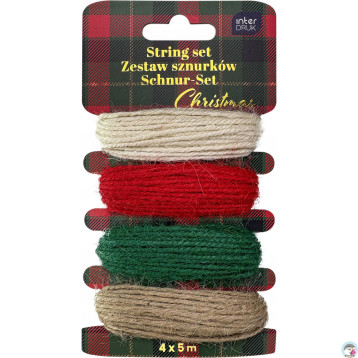 Zestaw sznurków 4x5m Christmas INTERDRUK
