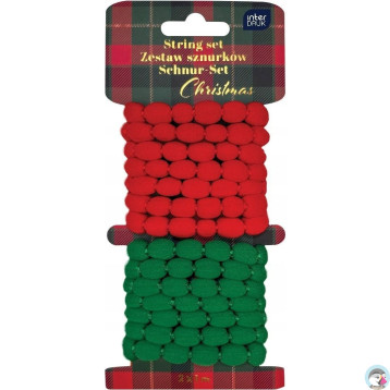 Zestaw sznurków ozdobnych 2x1m Christmas INTERDRUK