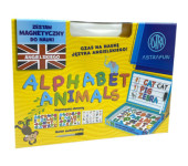 Magnetyczny zestaw kreatywny Nauka Angielskiego w pudełku z rączką ASTRAFUN 76el. 338025901