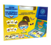 Magnetyczny zestaw kreatywny Make a Face w pudełku z rączką ASTRAFUN 45el. 338025902