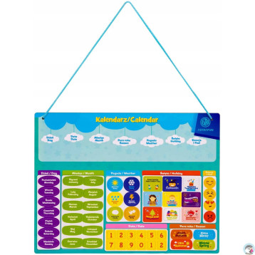 Magnetyczny zestaw do nauki Kalendarza ASTRAFUN 55el. 338025903