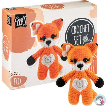 Zestaw do szydełkowania LISEK 13x8,5x17cm CR1700/GE GRAFIX