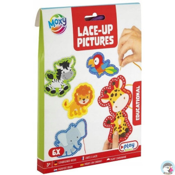 Obrazki do wyszywania 6szt. Zwierzęta 100044/2 MOXY