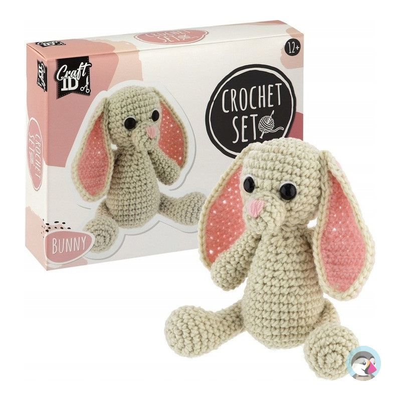 Zestaw do szydełkowania KRÓLIK 12x9x12cm CR1702/GE GRAFIX