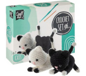 Zestaw do szydełkowania KOTY 13x6,5x10,5cm CR1701/GE GRAFIX