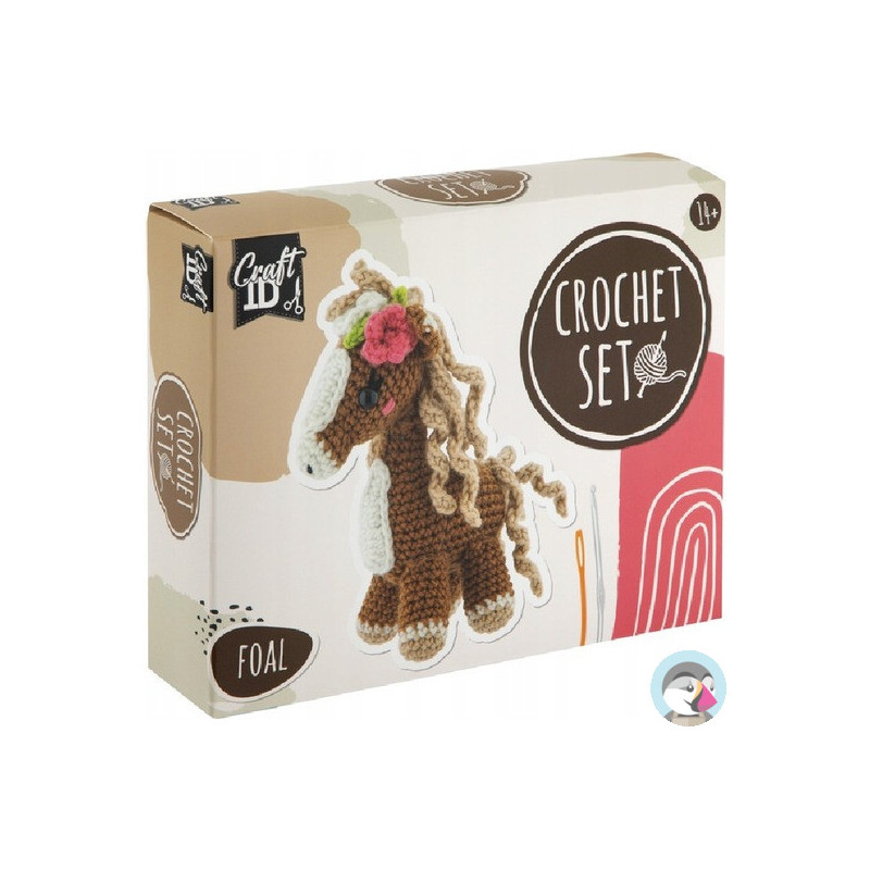 Zestaw do szydełkowania ŹREBAK 14,5x4x16cm CR1715/GE GRAFIX