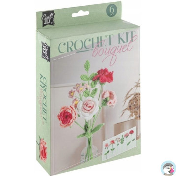 Zestaw do szydełkowania BUKIET KWIATÓW 23x45cm CR1736/GE GRAFIX