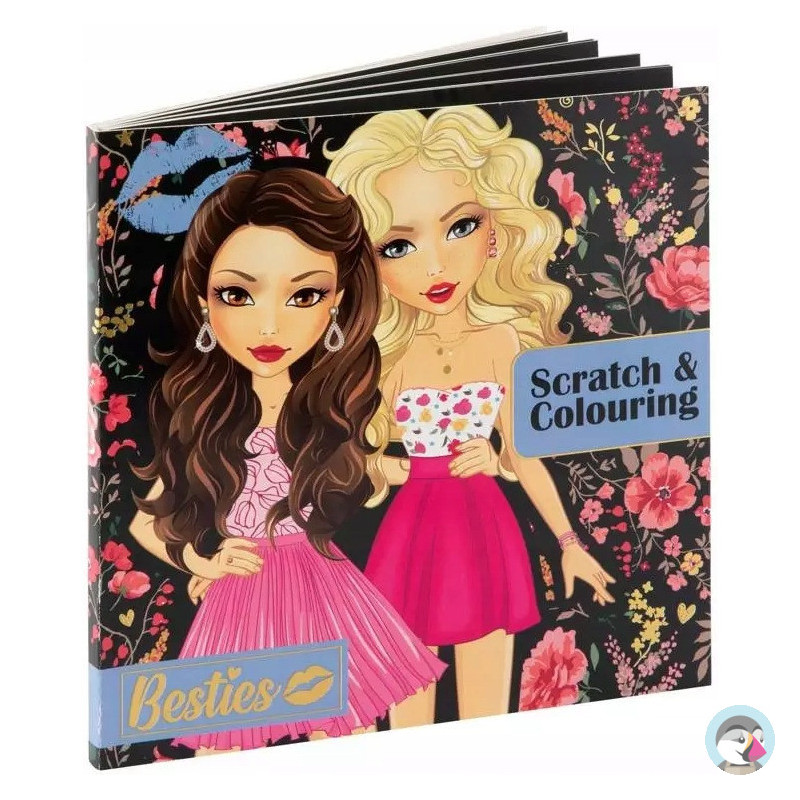 Wydrapywanka i kolorowanka 2 w 1 140010 BESTIES