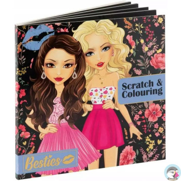 Wydrapywanka i kolorowanka 2 w 1 140010 BESTIES