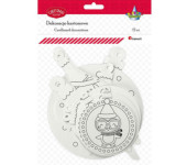 Dekoracje papierowe 12 szt 412630 TITANUM