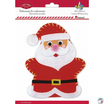 Dekoracja XMASS mikołaj 439850 TITANUM