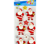 Naklejki 3D MIKOŁAJ 11szt. 480416