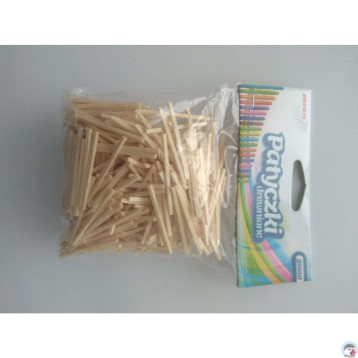 Patyczki kreatywne drewniane 42mm zapałki (500) PNZ 42 BREWIS