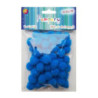 Pompony POM-404 niebieskie 2cm op.60szt. ALIGA