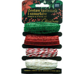 Zestaw tasiemek i sznurków CHRISTMAS INTERDRUK