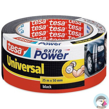 Taśma naprawcza czarna 25m x 50mm TESA 56388-00001-08