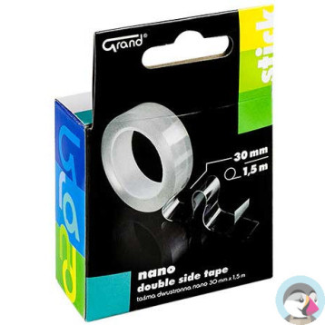 Taśma dwustronna nano 30mm x1,5m x1mm GRAND 130-1956