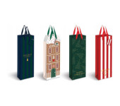 Torebka prezentowa na butelkę Boże Narodzenie 190g 13x36x10cm INTERDRUK