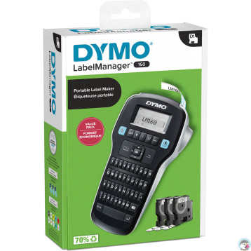 Drukarka DYMO LabelManager 160 + 3 taśmy 2181011 DYMO