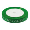 Wstążka satynowa Boże Narodzenie 12mm/22m zielona WSX12-16 BREWIS