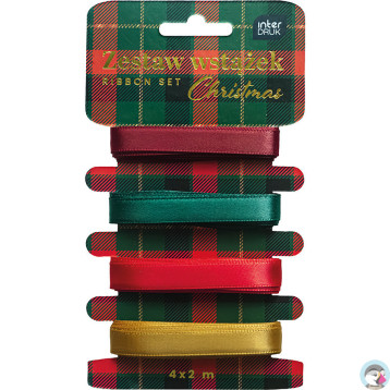 Zestaw wstążek 4x2m CHRISTMAS INTERDRUK