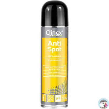 Odplamiacz CLINEX Antispot usuwa resztki kleju, gumę do żucia 250ml (CL77613)