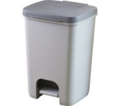 Kosz na śmieci 20l CURVER ESSENTIALS srebrny/grafit 00759-686-00