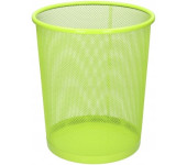 Kosz biurowy NATUNA 10L siatka limonkowy 235x270mm (L3515)