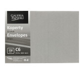 Koperta C6 Pearl srebrny K 150g. (10szt.) 280266 Galeria Papieru