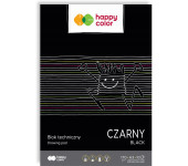 Blok techniczny A3 10k 170g czarny HA 3717 3040-9 HAPPY COLOR