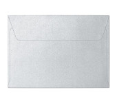 Koperta C6 Pearl srebrny 120g. (10szt.) 280214 Galeria Papieru
